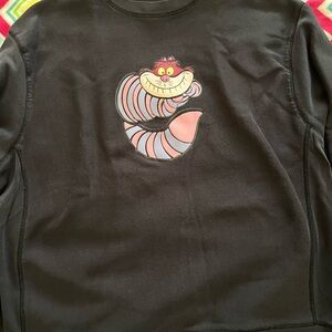 Disney Sweatshirt with Cheshire Cat Design and Mickey Mouse